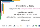 Pozivnica na Europsku noć istraživača