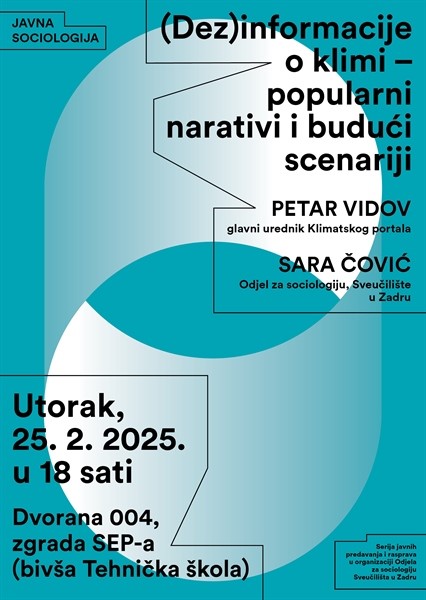 Javna sociologija (Dez)informacije o klimi - popularni narativi i budući scenariji